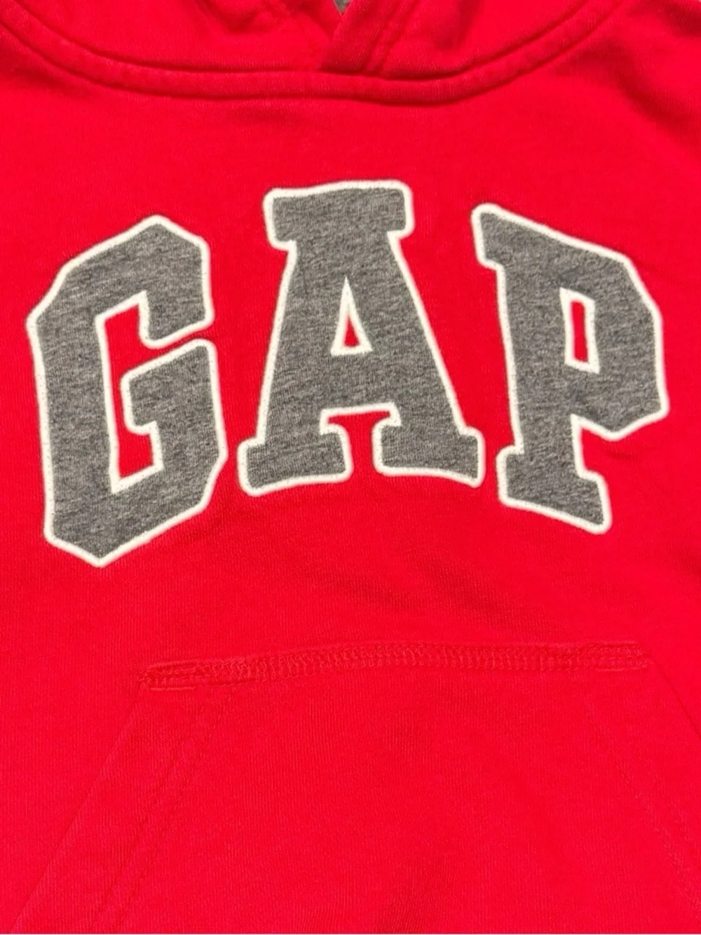 Baby GAP Bright Red Logo Hoodie & Sweatpants Set